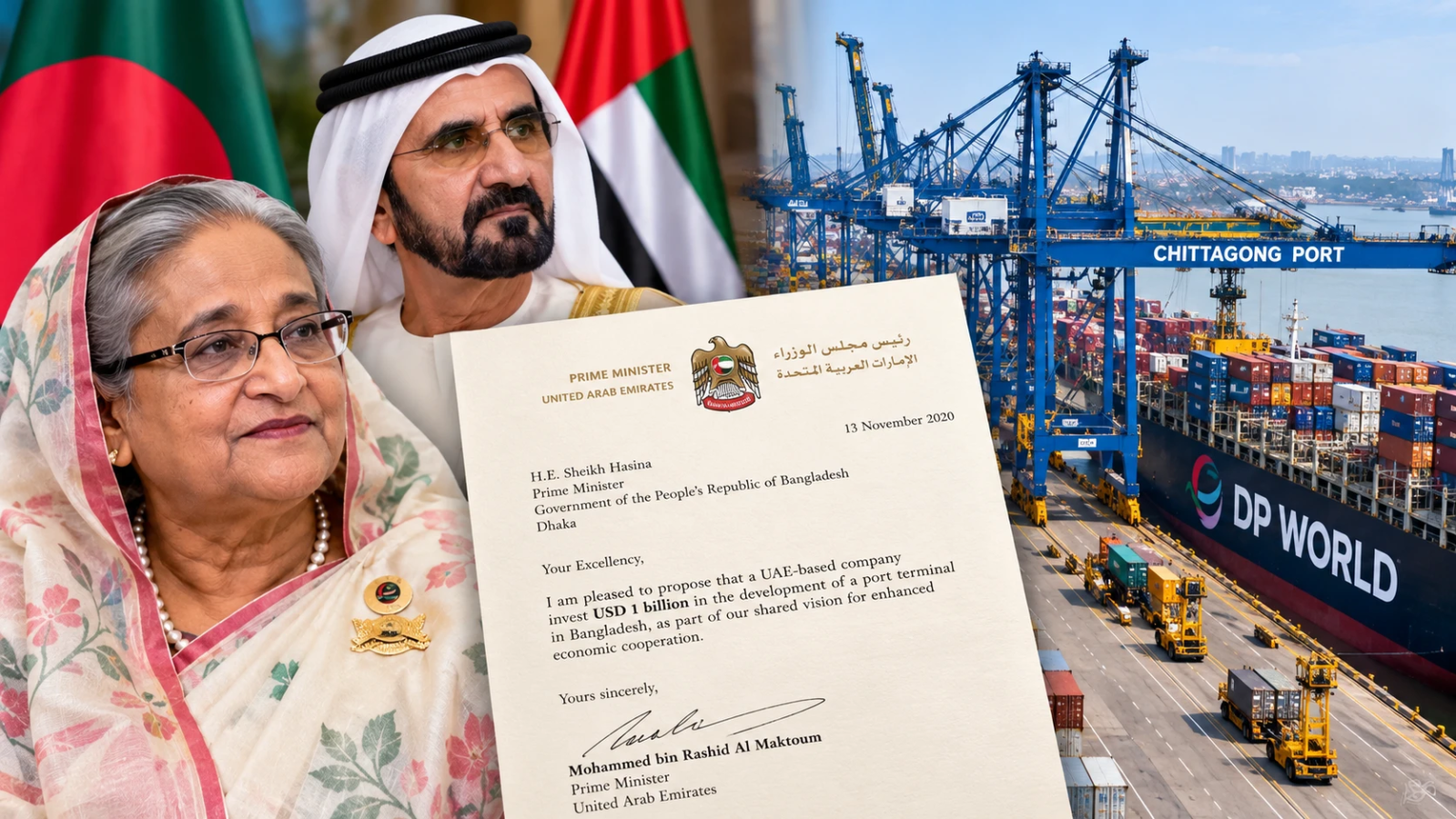 Sheikh Hasina’s National Policy Under Spotlight as DP World Deal Sparks Debate