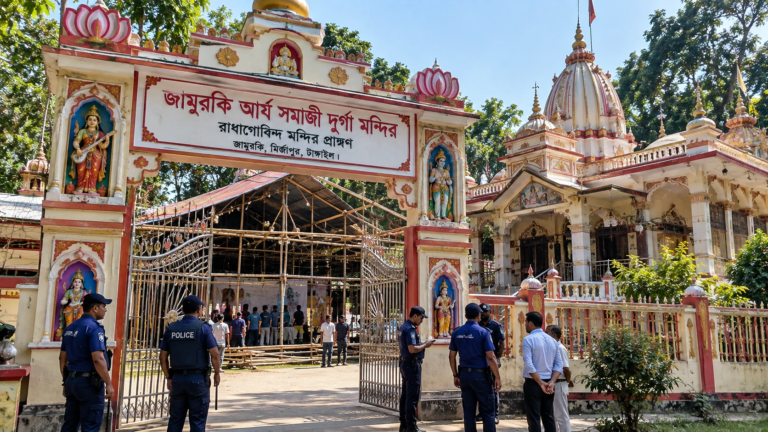 Four Hindu idols vandalised at temple in Bangladesh’s Tangail