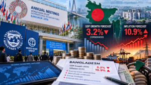 IMF Cuts Bangladesh Growth Forecast to 3.2%, Warns of Inflation Rising to 10.9%