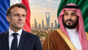 Macron Makes Surprise Visit to Riyadh Amid Houthi Attacks on Saudi Arabia