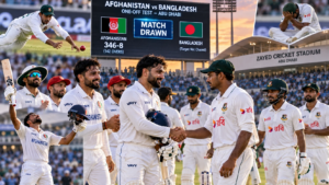 Poor Fielding Costs Bangladesh as Afghanistan Secure Memorable Draw